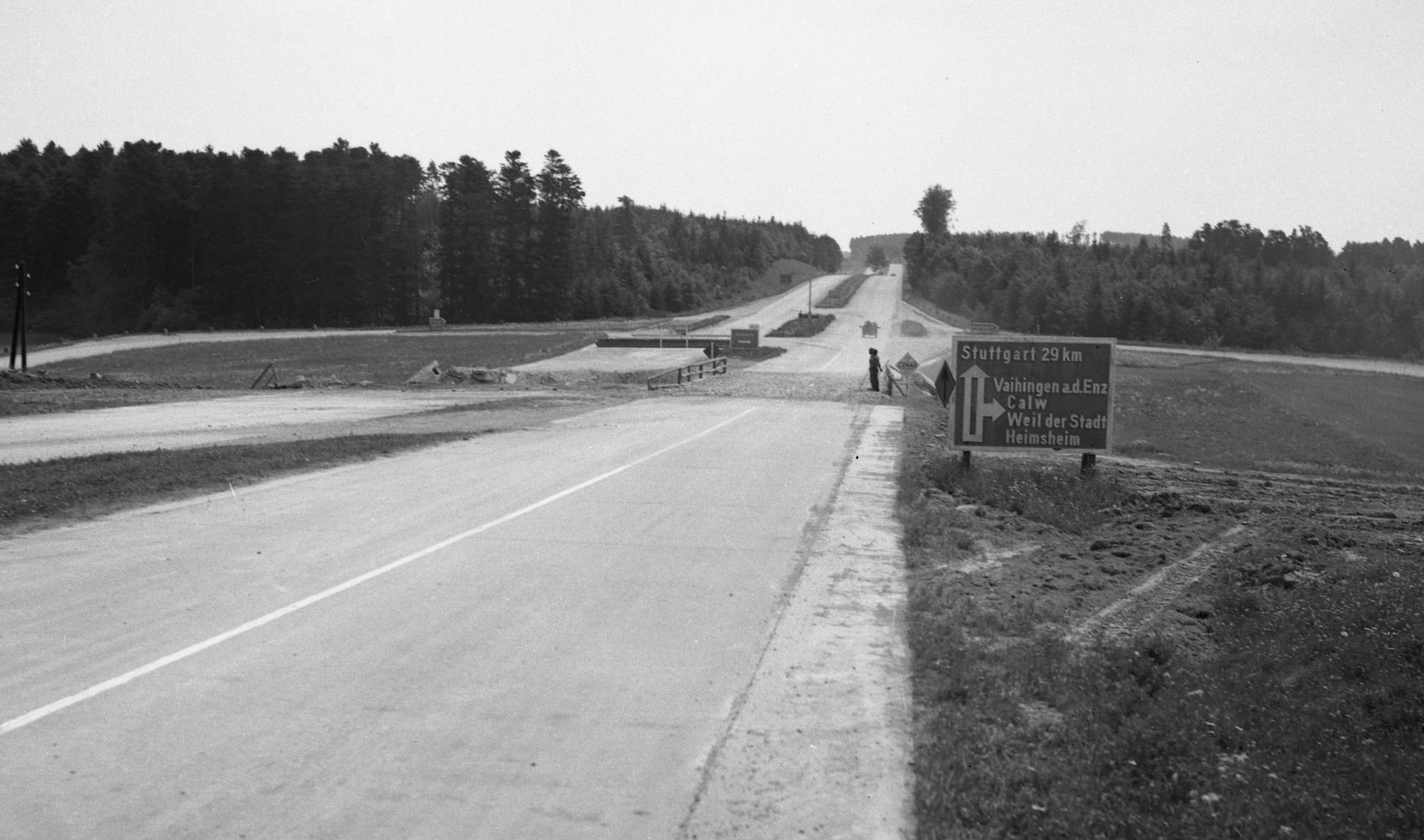 The 1321st Engineer Regiment repairs the autobahn